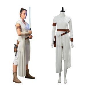 Rey cos Star Wars 9 rise of the walker Halloween costume full with belts